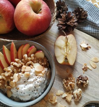 Overnight Oats con manzana