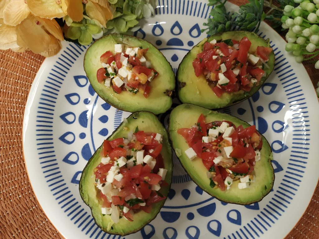 Barquitos de aguacate