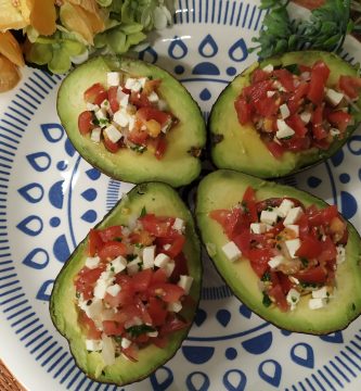 Barquitos de aguacate
