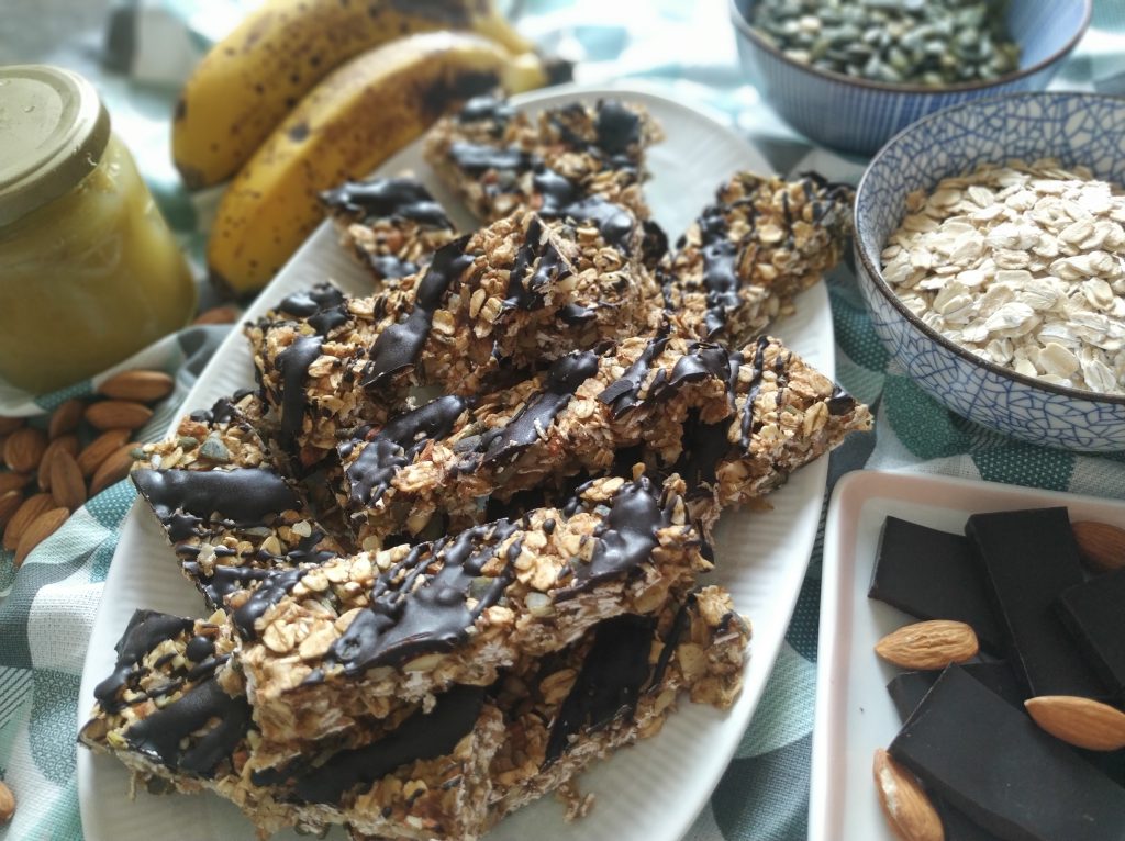 Barritas muesli caseros sin azúcar