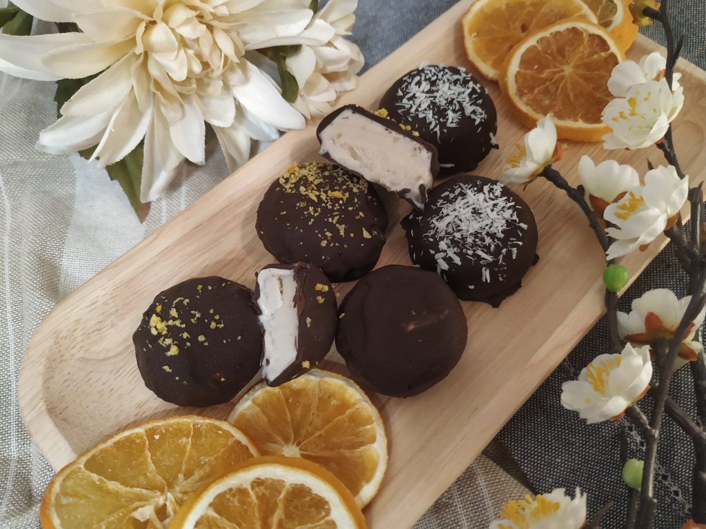 Bombones helados sin azúcar
