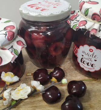 CEREZAS EN ALMÍBAR SIN AZÚCAR