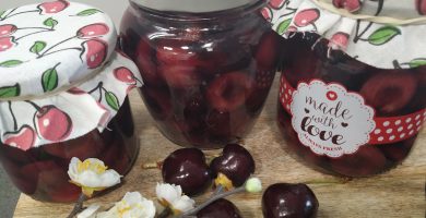 CEREZAS EN ALMÍBAR SIN AZÚCAR