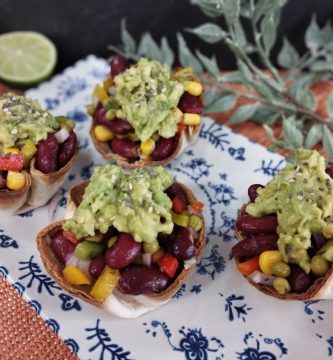 Ensalada tex-mex finger food