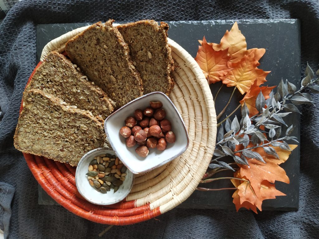 Pan sin gluten sin levadura sin lácteos sin azúcar