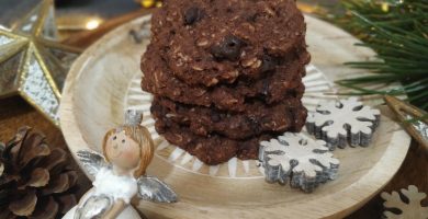 Cookies de avena y chocolate sin azúcar