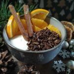 Granola de chocolate sin azúcar sabor navidad