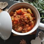 Plato único de carne picada con patata y zanahoria