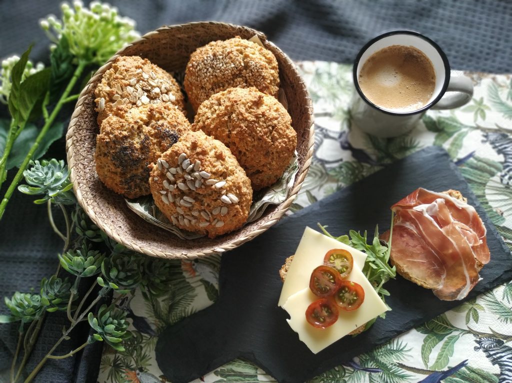 Panecillos de avena saludables y sin azúcar