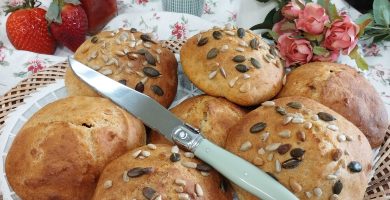Panecillos Skyr con mucha proteína