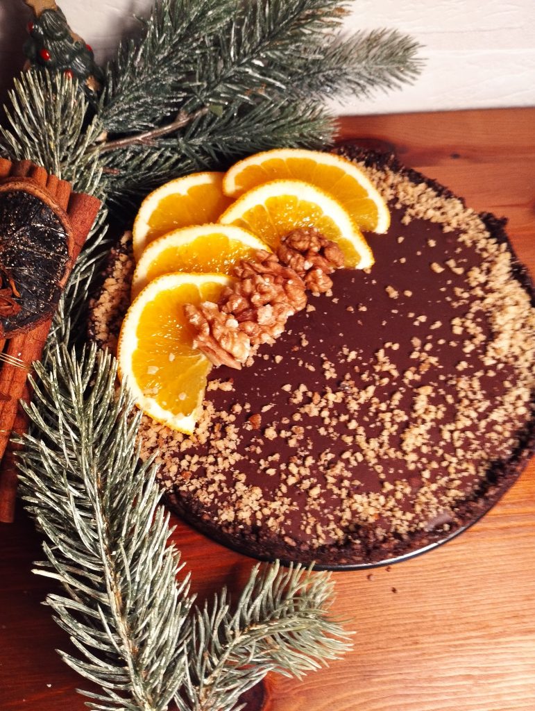 Tarta de chocolate sin gluten y sin azúcar