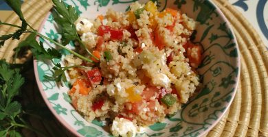 Ensalada de cous-cous integral